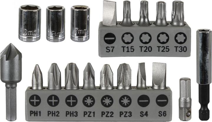 Actual product image Bosch Zubehör X - Line Classic drill and bit set 34 pieces (6 mm, 5.5 mm, 7 mm, 3 mm, 5 mm, 8 mm, 2 mm, 4 mm)