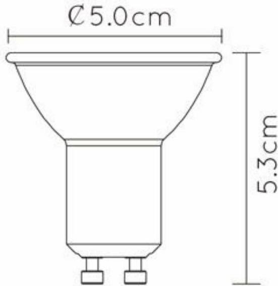 Image du produit Lucide Lampe à LED (GU10, 5 W, 320 lm, 1 x, G)