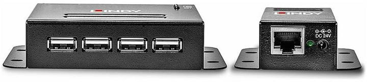 Image du produit Lindy USB 2.0 Cat.5 Extender 50m Power over RJ45 4 Port (USB-A, 4 Ports)