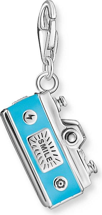 Produktbild Thomas Sabo Charm-Anhänger Türkise Retro Kamera Silber (Kaltemaille, 925 Sterling Silber)