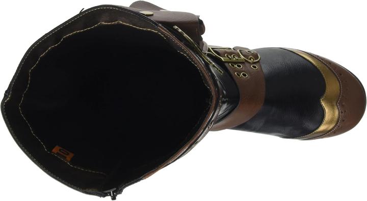 Actual product image Ellie Shoes Steampunk Boots (L)