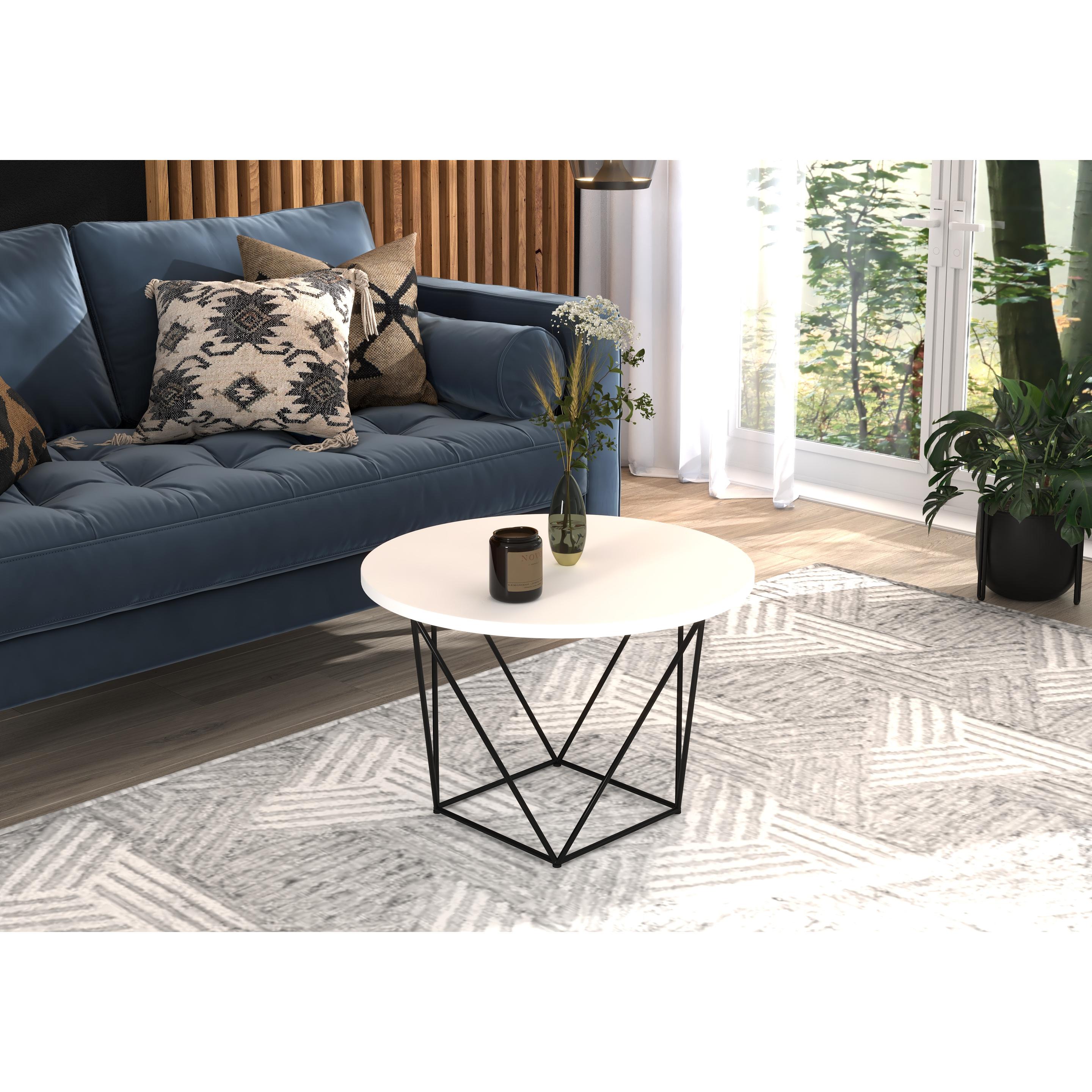 ADRK Furniture, Couchtisch + Beistelltisch, Liam (55 x 55 x 37 cm)