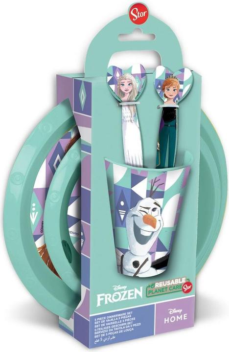 Produktbild Disney Frozen Kindergeschirr-Set Frozen CZ11310 Kunststoff (5 Stücke)