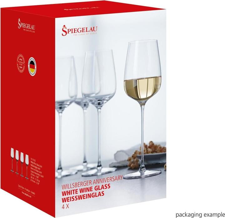 Immagine prodotto Spiegelau Anniversario (36.50 cl, 4 Occhiali, Bicchieri da vino bianco)