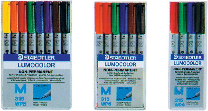 Actual product image Staedtler Lumocolor non-permanent (Multicoloured, 1 mm, 8 x)