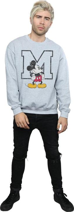 Actual product image Disney Mens Classic M Mickey Mouse Sweatshirt (L)