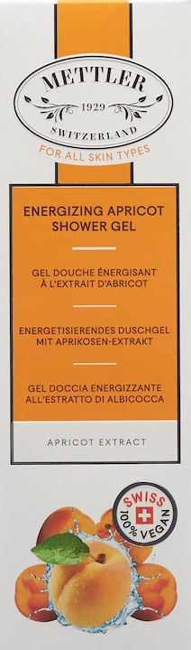 Actual product image Mettler1929 energizing shower gel with apricot extract (200 ml)