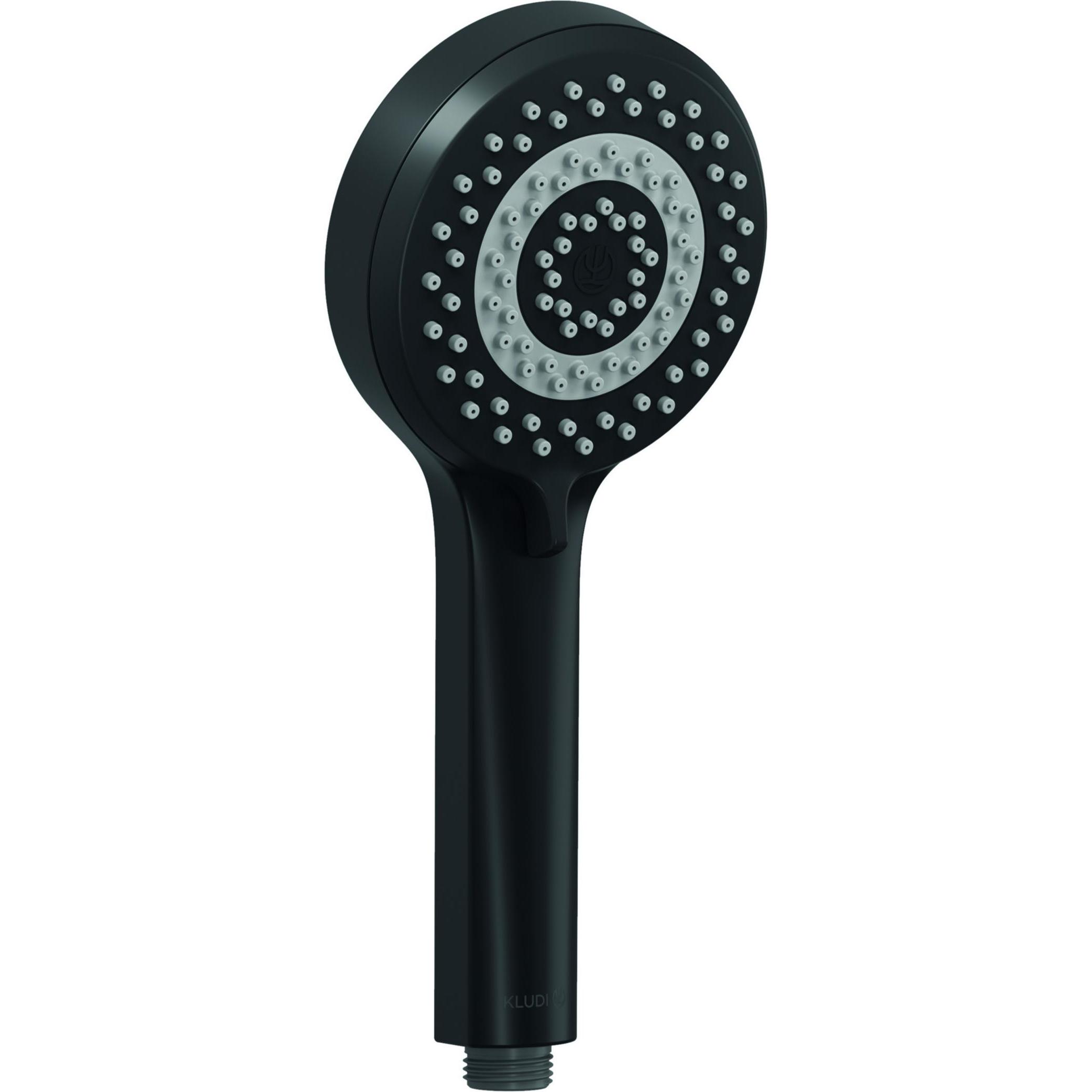 Kludi, Soffione doccia, DIVE Douchette à main DIVE S 3S, Eco, avec nettoyage rapide du calcaire, avec trois types de jets (3 Tipi di raggi, 8 l/min)