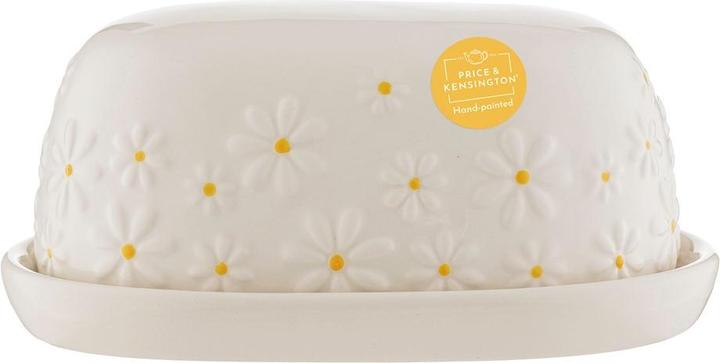 Price & Kensington Keramik-Butterdose mit Gänseblümchenmotiv