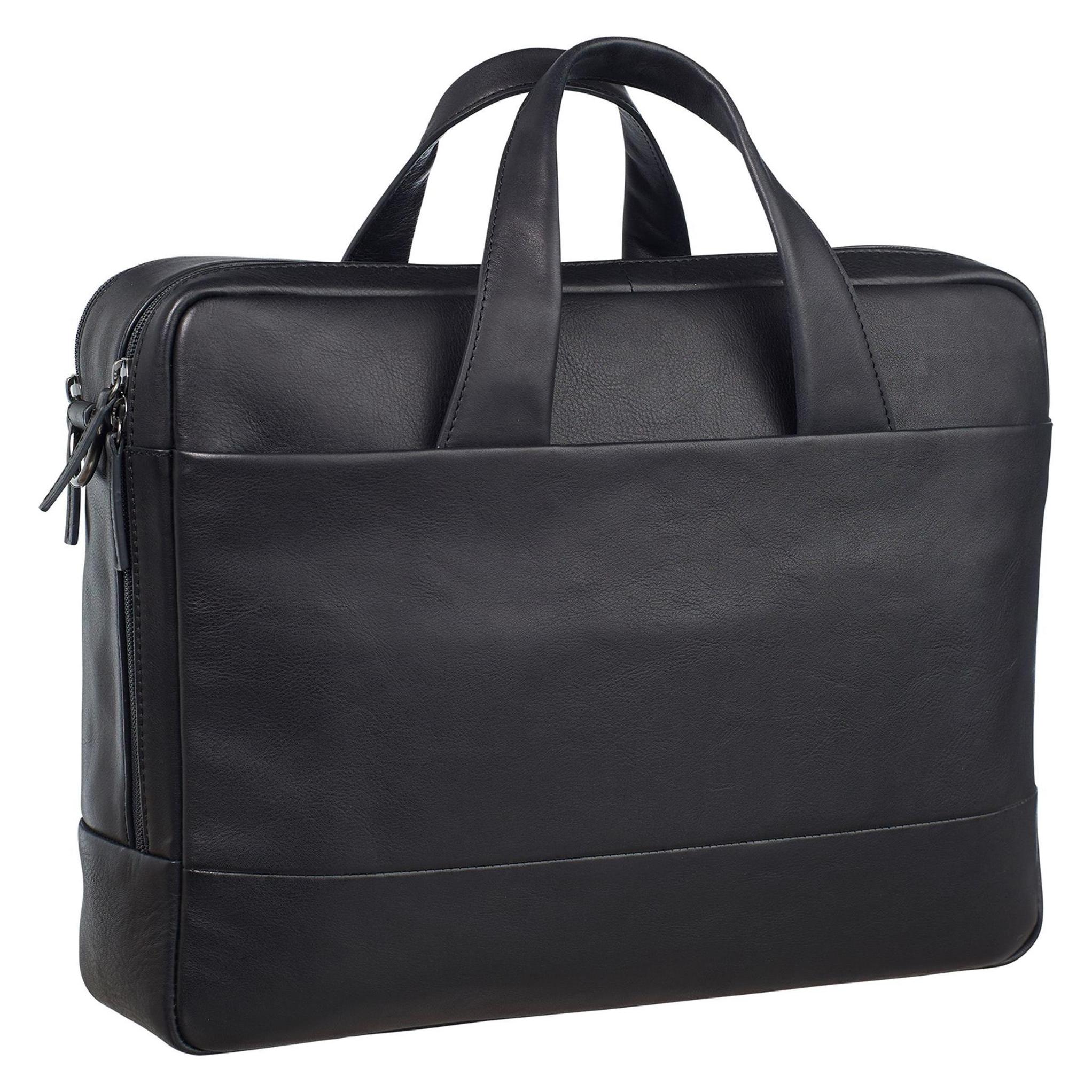 Leonhard Heyden Aktentasche Hamburg 7071 (14"), Notebooktasche, Schwarz