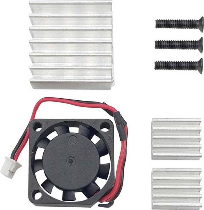 Actual product image Allnet Radxa ROCK 4C+ zbh. EcoPi Pro HP housing with active fan