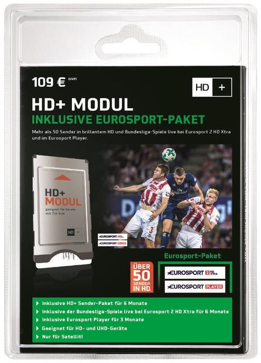 Produktbild HD+ Modul inkl.Eurosport Sender-Paket für 6 Monate (Andere, CI Modul, Smartcard)