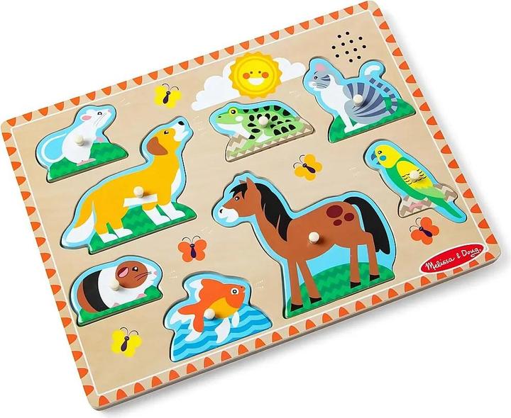 Immagine prodotto Melissa & Doug Animali con suono (8 pezzi)