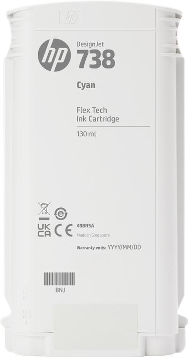Actual product image HP 738 (Y)