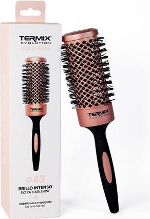 Actual product image Termix Professional Round Hair Brush Evolution Gold Rose 43cm