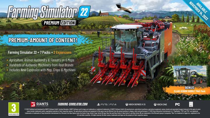 Actual product image Giants Software Farming Simulator 22 Premium Edition (PC)
