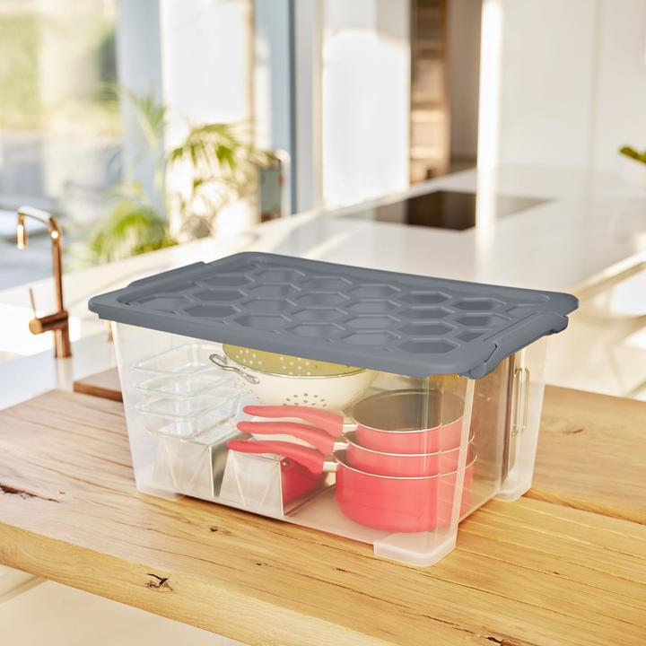 Image du produit Rotho Box 44L Evo Safe 59x39,5x28cm 1008108853 (59 x 39,5 x 28 cm, 44 l)