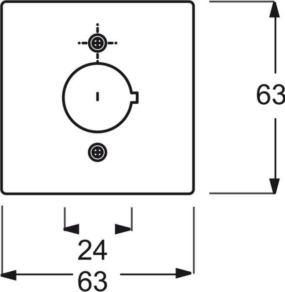 Actual product image Busch-Jaeger Central disk