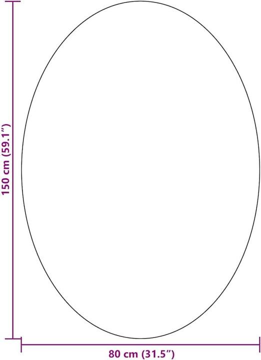 Produktbild vidaXL Polyester Teppich (200 x 140 cm)