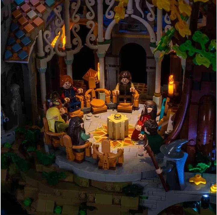 Image du produit Light my bricks Kit de lumière pour LEGO 10316 Le Seigneur des anneaux - Fondcombe