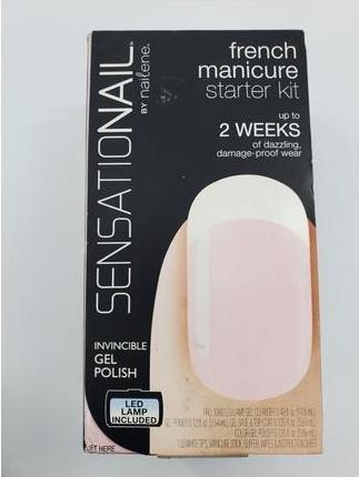 Produktbild SensatioNail Gel Polish Starter Kit French Manicure (Sheer Pink, Gel-Effekt Nagellack)