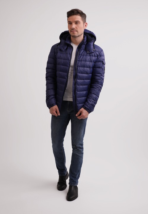 Actual product image Cash-Mere Daunenjacke mit Kapuze und Kaschmirfutter (S)