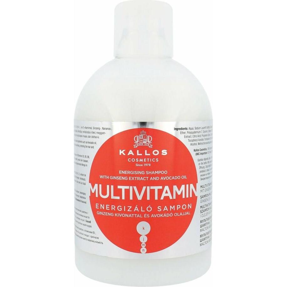 Kallos Cosmetics, Shampoo, Multivitamin (1000 ml, Flüssiges Shampoo)