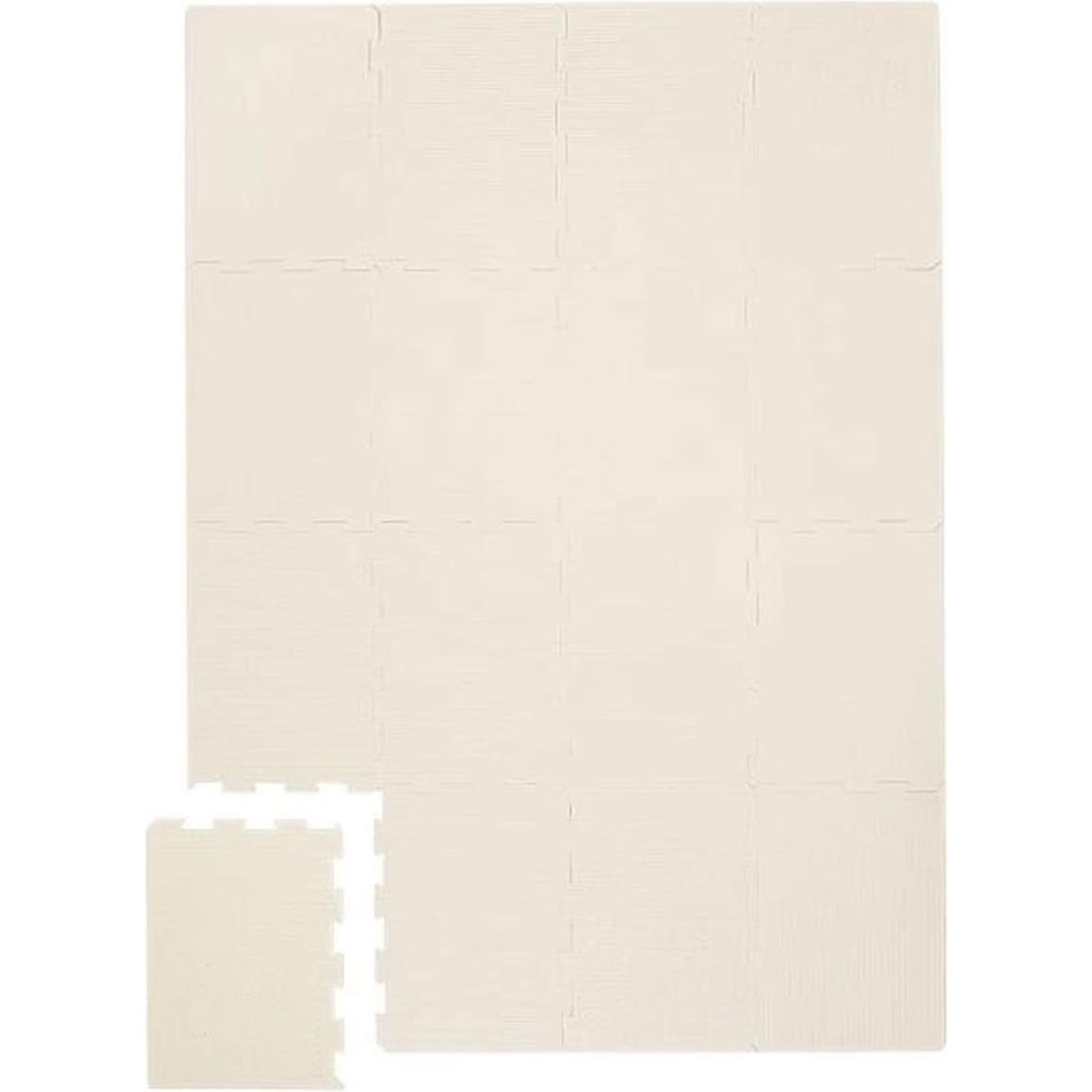 3 Sprouts Beige Tappetino Da Gioco, Spielmatte Creme (171 X 123 Cm)