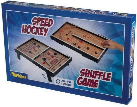 Actual product image Philos Shuffle Game & Speed Hockey, table game, with feet