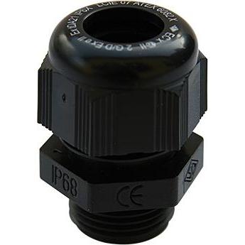 SIB F8021600E, Svart, Polyamid, 50 styck, M16, 1 cm, 5 mm, Stromkabel