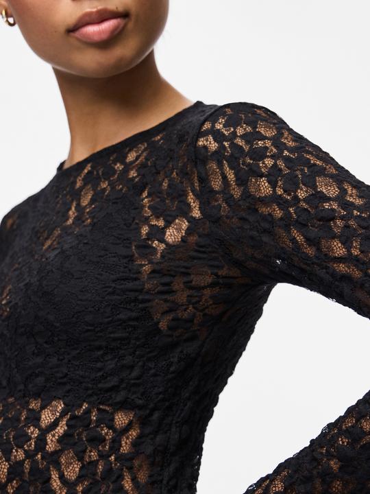 Actual product image Pieces Pchazel Ls Lace Top Noos (L)
