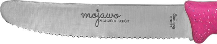 Actual product image Mojawo Set of 3 breakfast knives Table knife Roll knife Solingen Pink (11 cm)