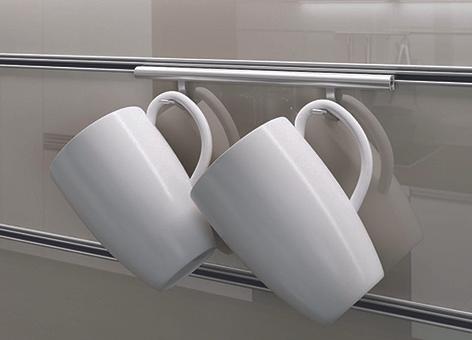 Actual product image OK-Line Guide rail for hook rail Wall System