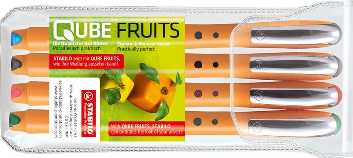 Produktbild STABILO worker+ Tintenroller (Grün, Blau, Schwarz, Rot, 4 x)