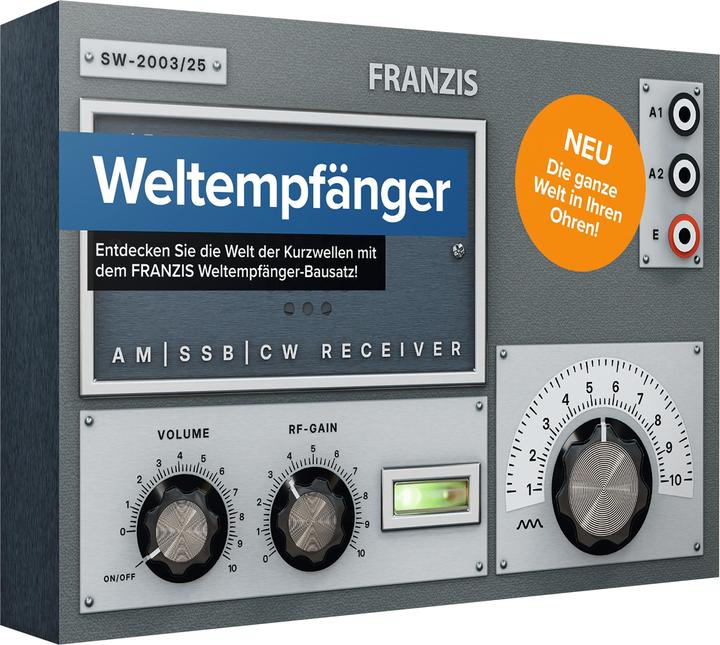 Actual product image Franzis Build your own world receiver