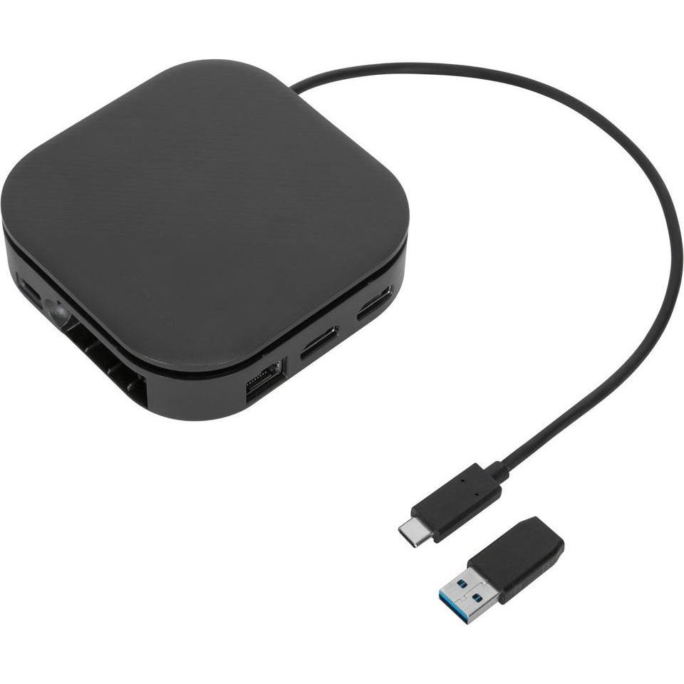 Thumbnail - Targus USB-C Universal Dual HD Docking Station with 80W PD Pass-Thru (USB-C), Dockingstation + USB Hub, Schwarz