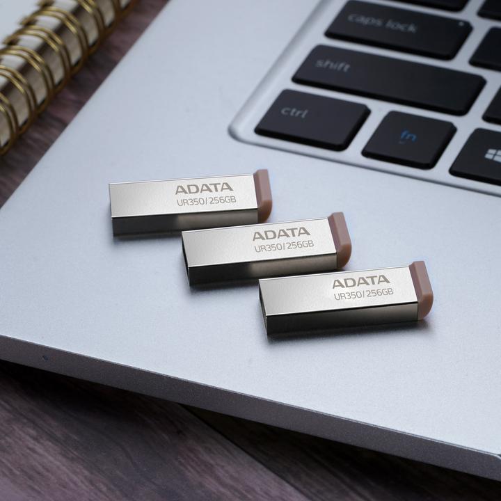 Actual product image Adata MEMORY DRIVE FLASH USB3.2 256G/UR350-256G-RSR/BK (256 GB, USB-A)