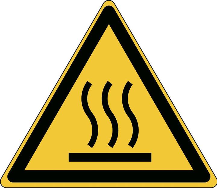 Immagine prodotto Brady Cartello di sicurezza ISO - Avviso di superficie calda