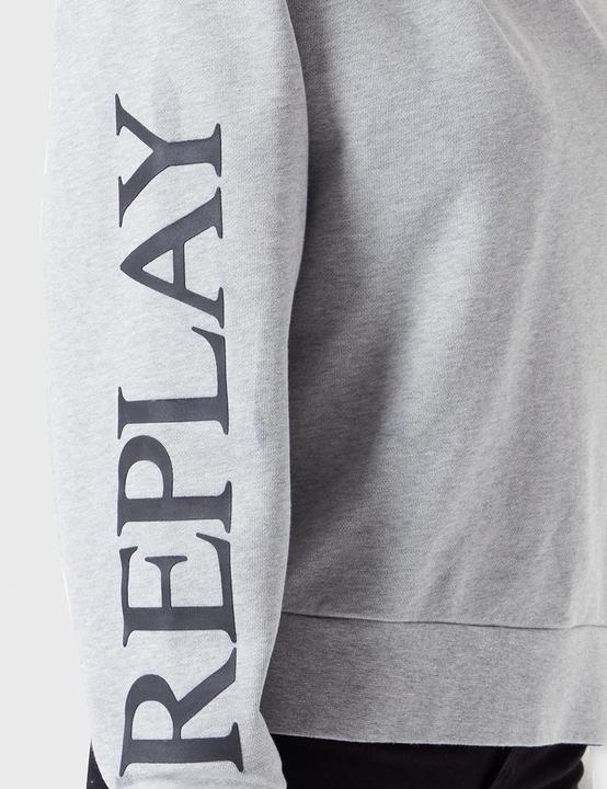Image du produit Replay Sweat à capuche casual avec logo sur les manches (S)