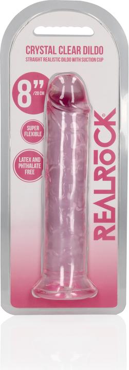 Image du produit RealRock Straight Realistic Dildo Suction Cup - 8" / 20