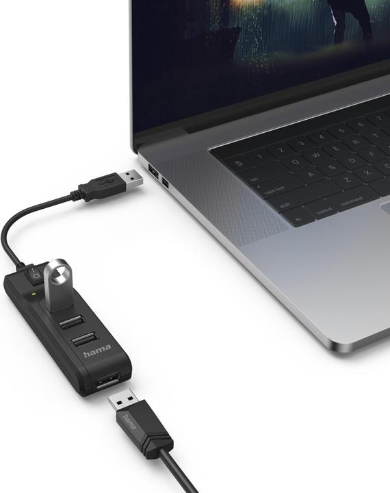 Produktbild Hama 4 in 1 (USB-A, 4 Ports)