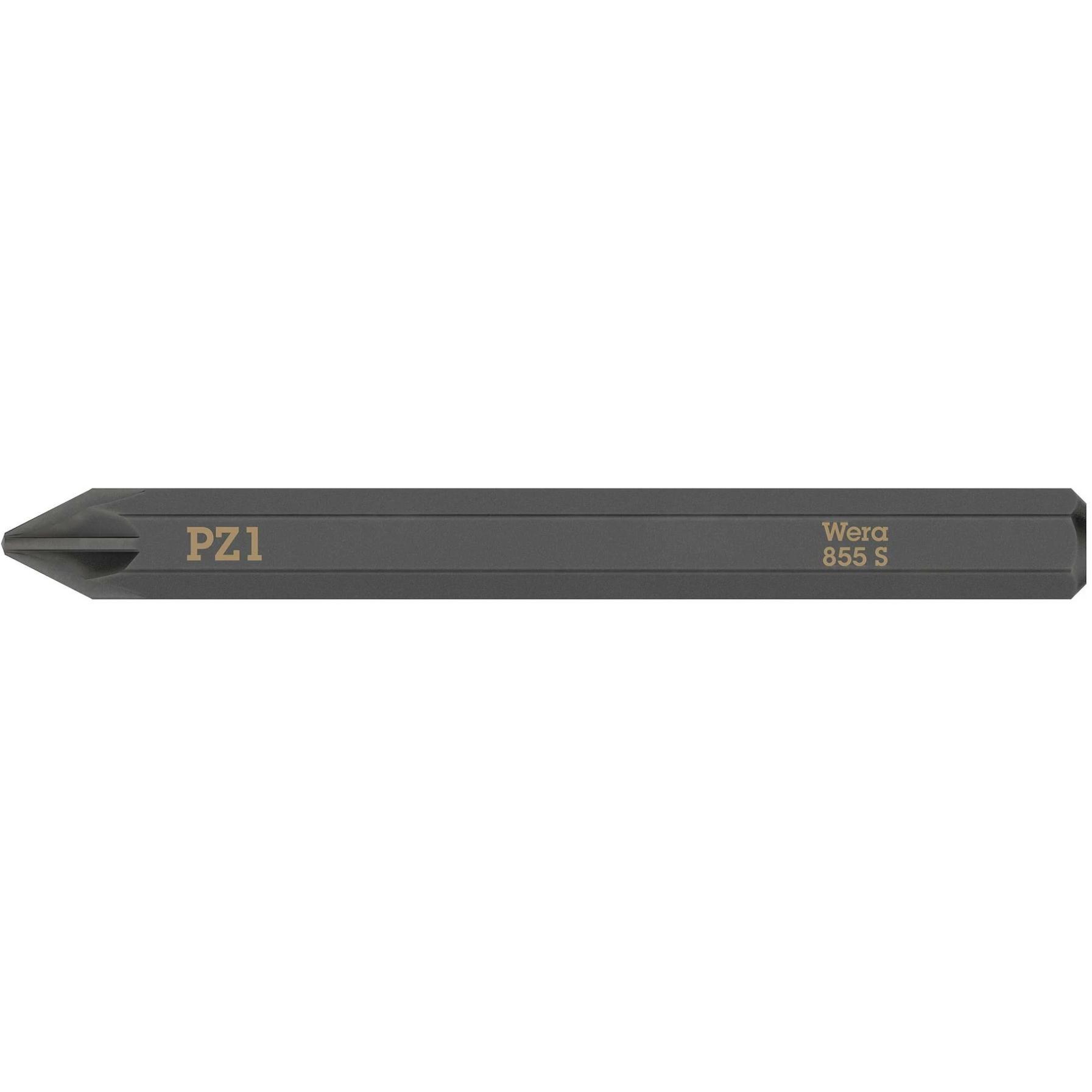 Wera, Bits, 855 S PZ 1 x 70 mm (PZ1)