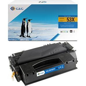 G&G, Toner, kompatibel Toner mit HP Q7553X, NT-PH7553X, HP 53X, black, 7000S