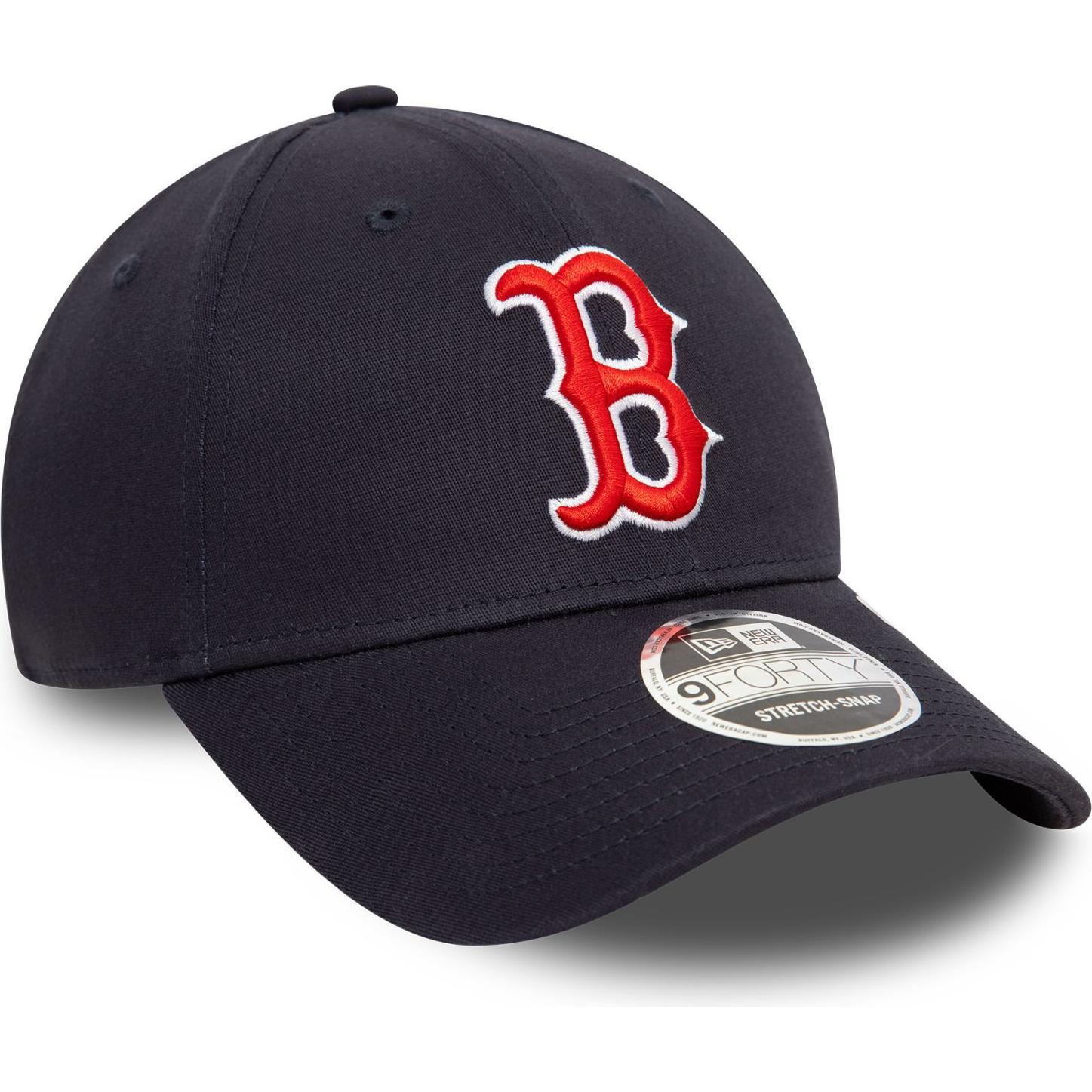 New Era, Herren, Cap, 9Forty Stretch-Snap Cap - Boston Red Sox navy, Blau, (One Size)