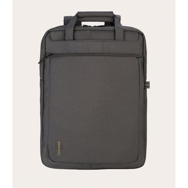 Tucano WorkOut 4 rugzak, aktetas voor 16" MacBook Pro, antraciet (16", Universeel), Laptoptas, Zwart