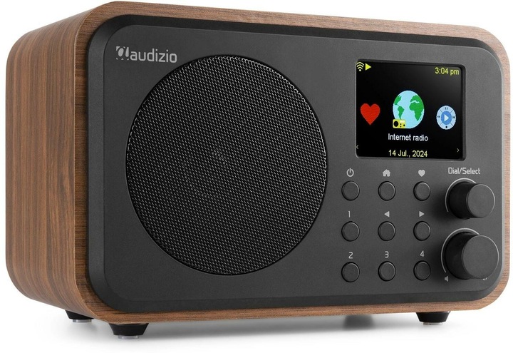 Immagine prodotto Audizio DAB+ Radio Vicenza Braun, Radio Tuner: Internetradio, FM (Web radio, FM, DAB, WiFi, Bluetooth)