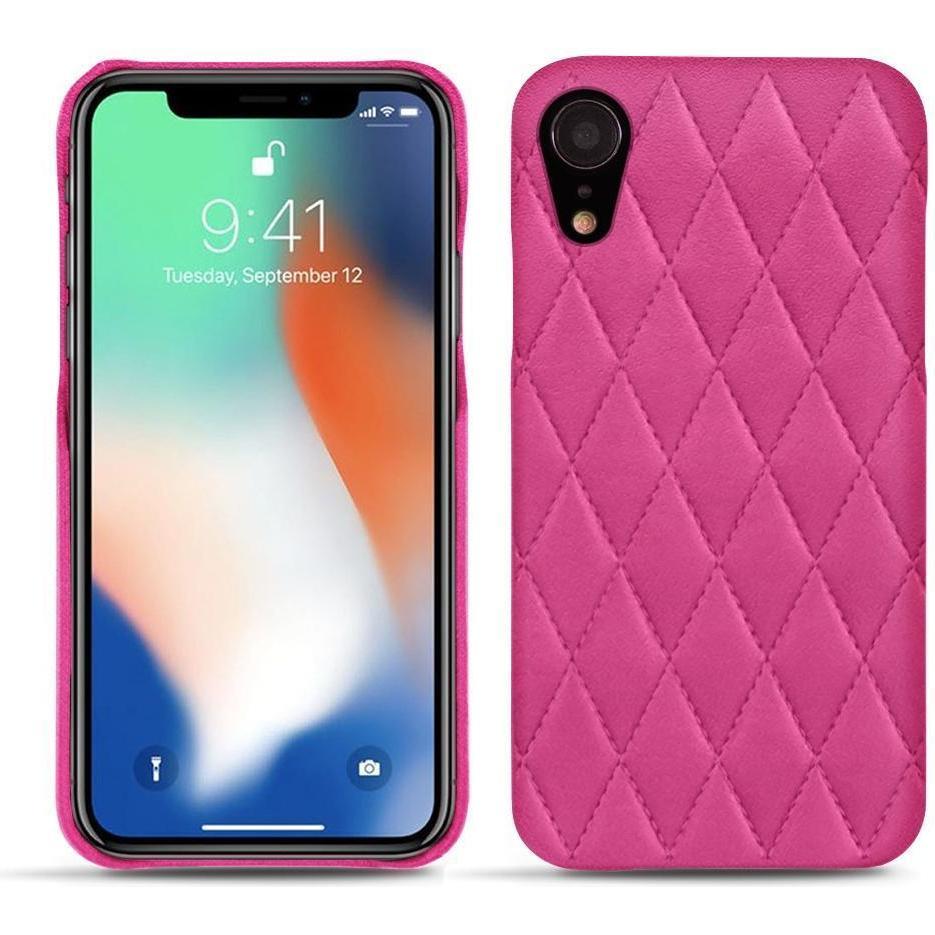 Noreve Lederschutzhülle (Apple iPhone XR), Smartphone Hülle, Rosa