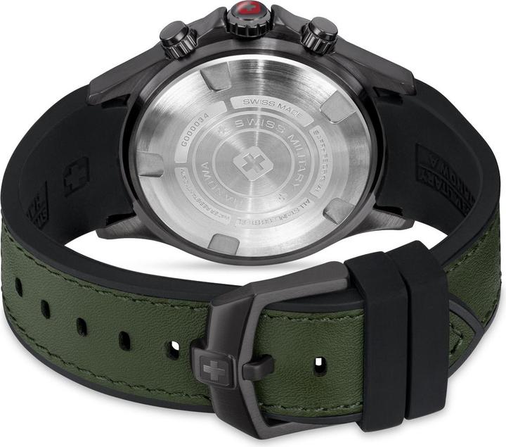 Immagine prodotto Swiss Military Hanowa SMWGO0003441 Guardiano (Cronografo, Fatto in Svizzera, Orologio da polso analogico, 43 mm)