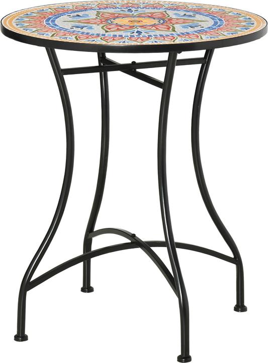 Produktbild Outsunny Gartentisch mit Mosaikplatte (60 cm)