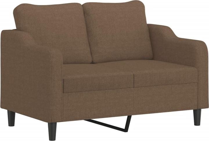 Actual product image VidaXL Sofa set Cushion Armchair Sofa Couch Design sofa 3-piece brown fabric (3-seater)